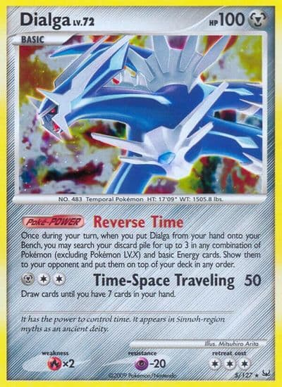 Dialga (5) Platinum Pokemon card
