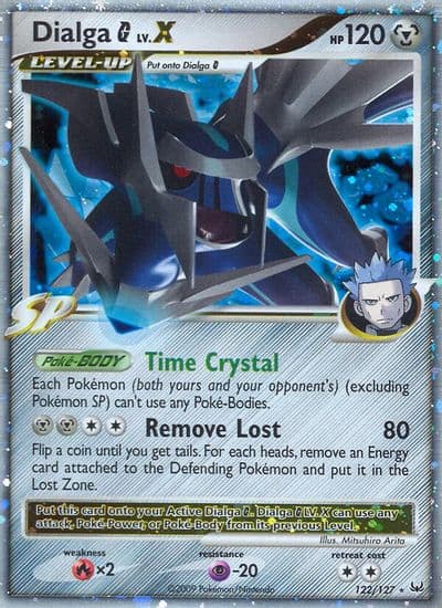 Dialga G LV.X Platinum Pokemon card
