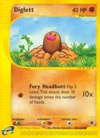 Diglett Expedition Pokemon card