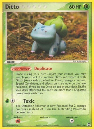 Ditto (Bulbasaur) Delta Species Pokemon card