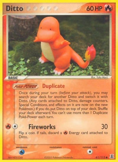 Ditto (Charmander) Delta Species Pokemon card