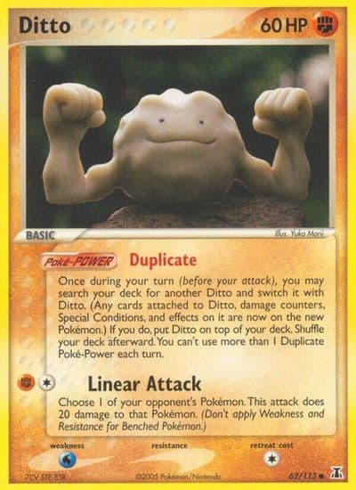 Ditto (Geodude) Delta Species Pokemon card