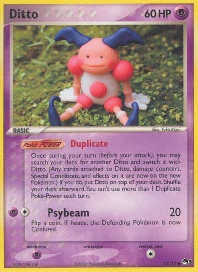 Ditto POP Series 3 Pokemon card