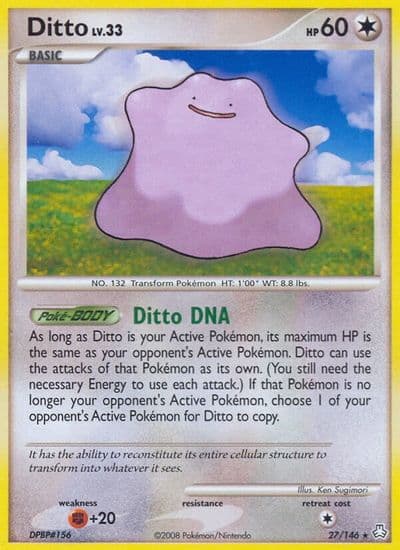 Ditto Legends Awakened Pokemon card