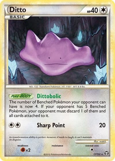 Ditto Triumphant Pokemon card