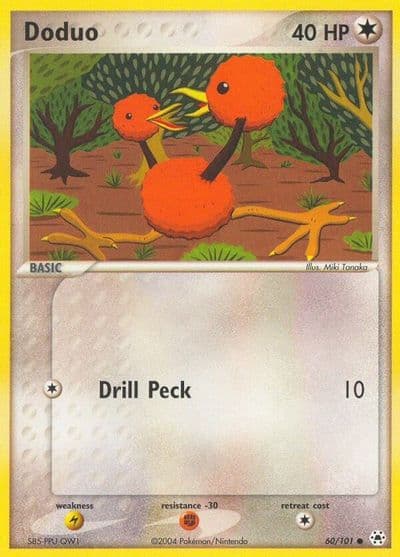 Doduo Hidden Legends Pokemon card
