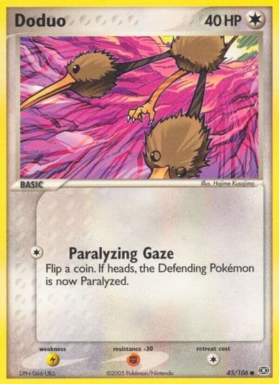Doduo Emerald Pokemon card