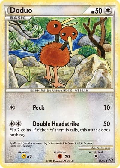 Doduo Undaunted Pokemon card