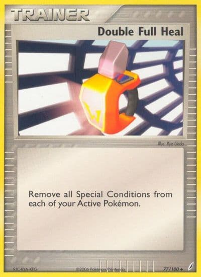 Double Full Heal Crystal Guardians Pokemon card