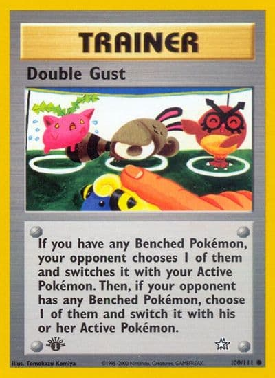 Double Gust Neo Genesis Pokemon card