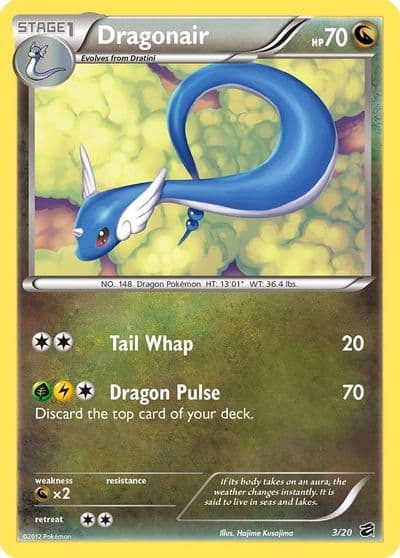 Dragonair (3) Dragon Vault Pokemon card