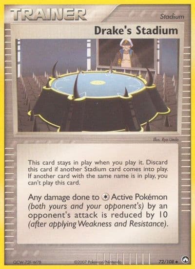 Drake's Stadium Power Keepers Pokemon card