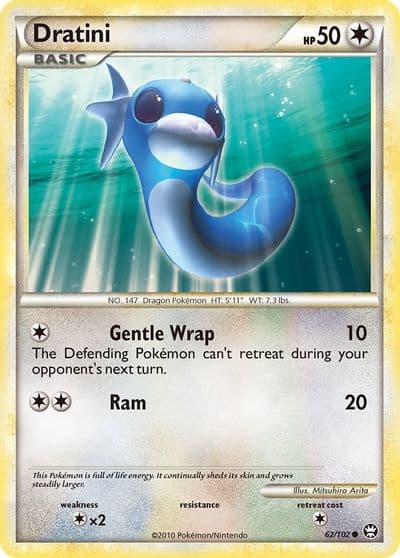 Dratini Triumphant Pokemon card