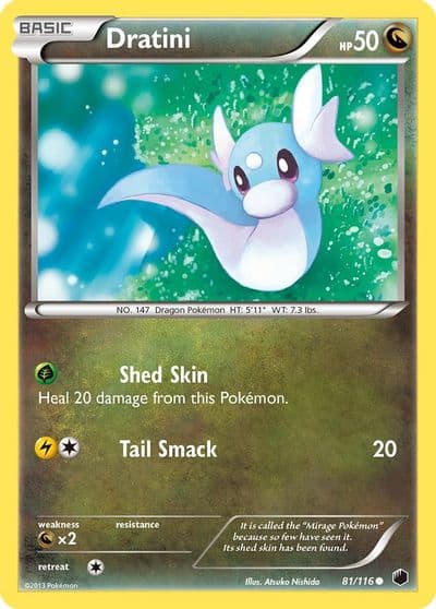 Dratini Plasma Freeze Pokemon card