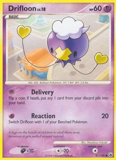 Drifloon Majestic Dawn Pokemon card