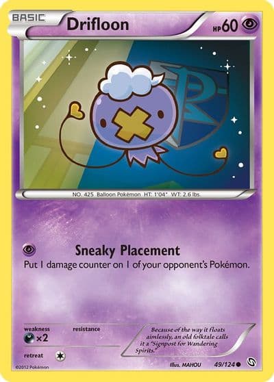 Drifloon (49) Dragons Exalted Pokemon card