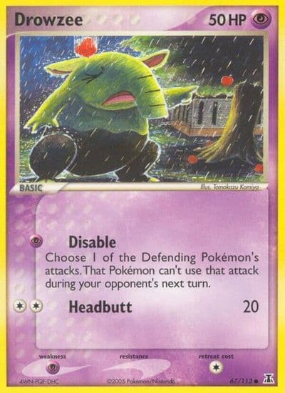 Drowzee Delta Species Pokemon card