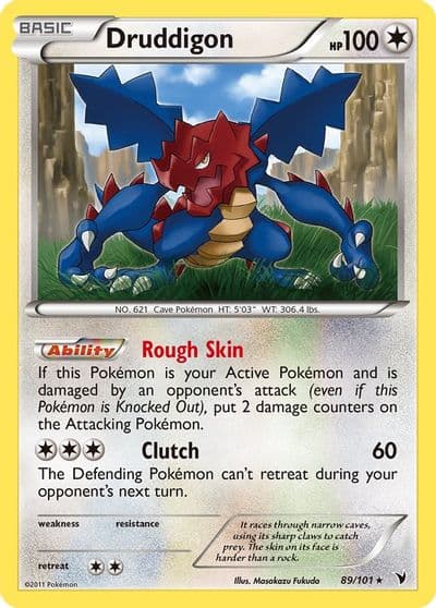 Druddigon Noble Victories Pokemon card