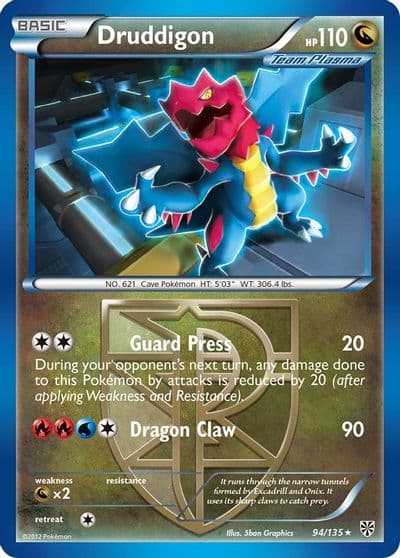 Druddigon (Team Plasma) Plasma Storm Pokemon card