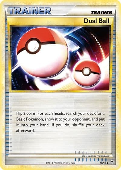Dual Ball Call of Legends Pokemon card