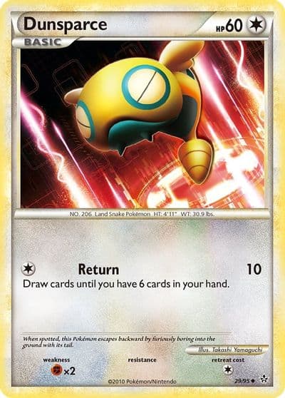 Dunsparce Unleashed Pokemon card