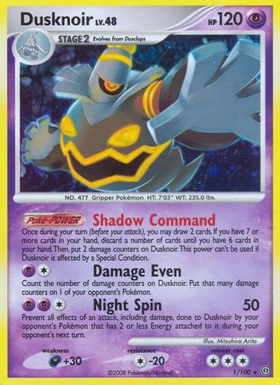 Dusknoir (1) Stormfront Pokemon card