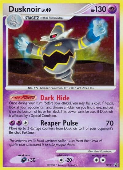 Dusknoir - DP33 Diamond and Pearl Promos Pokemon card