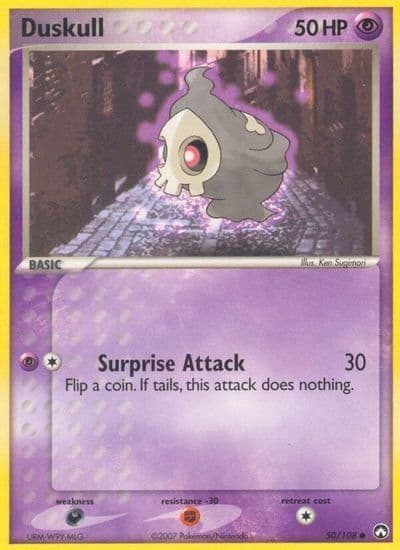 Duskull Power Keepers Pokemon card