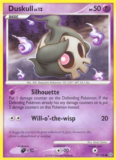 Duskull (59) Stormfront Pokemon card