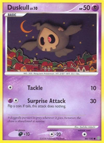 Duskull (60) Stormfront Pokemon card