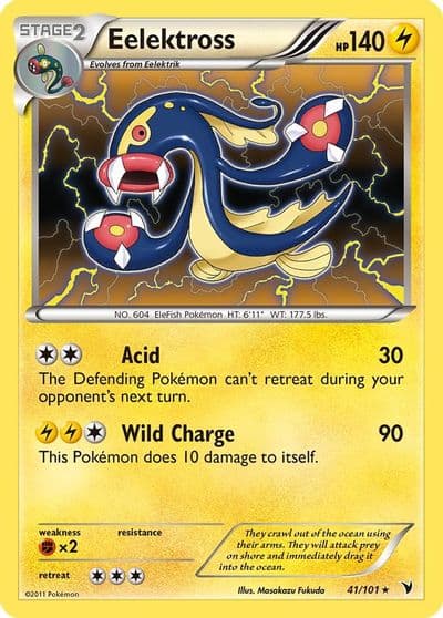 Eelektross Noble Victories Pokemon card