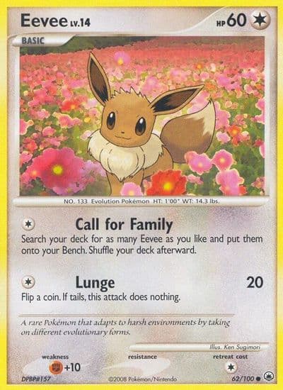 Eevee (62) Majestic Dawn Pokemon card