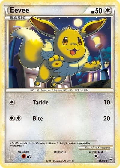 Eevee Call of Legends Pokemon card