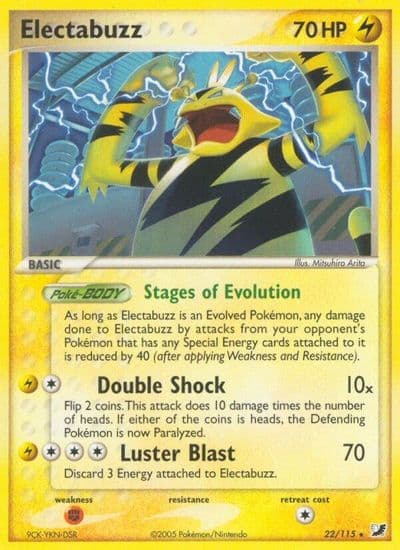 Electabuzz Unseen Forces Pokemon card
