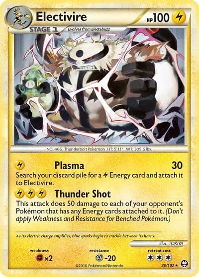 Electivire Triumphant Pokemon card