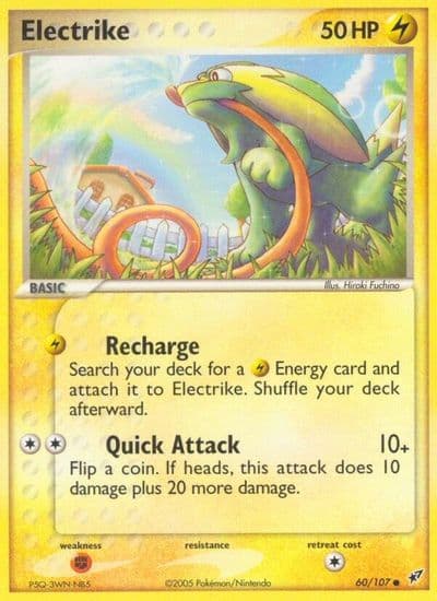 Electrike Deoxys Pokemon card