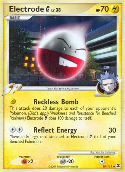Electrode G Rising Rivals Pokemon card