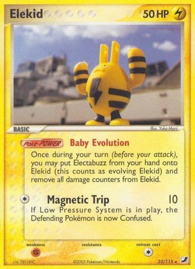 Elekid Unseen Forces Pokemon card