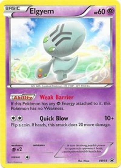 Elgyem - BW55 Black and White Promos Pokemon card