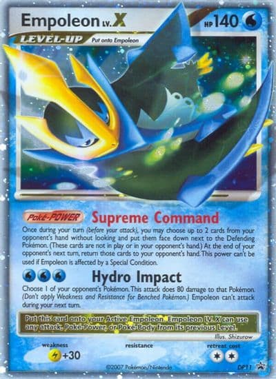 Empoleon LV.X - DP11 Diamond and Pearl Promos Pokemon card