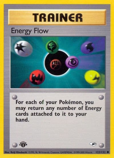 Energy Flow Gym Heroes Pokemon card