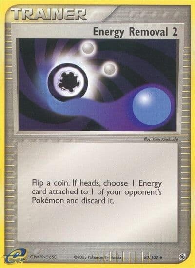 Energy Removal 2 Ruby and Sapphire Pokemon card