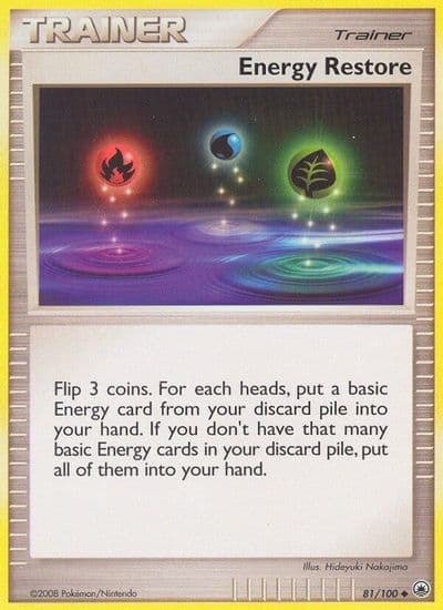 Energy Restore Majestic Dawn Pokemon card