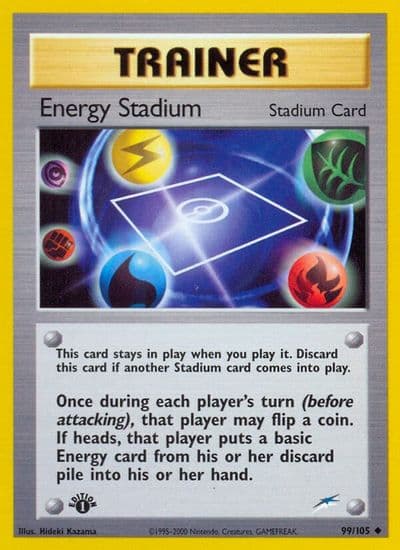 Energy Stadium Neo Destiny Pokemon card
