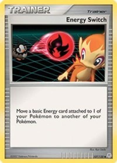 Energy Switch Diamond and Pearl Pokemon card