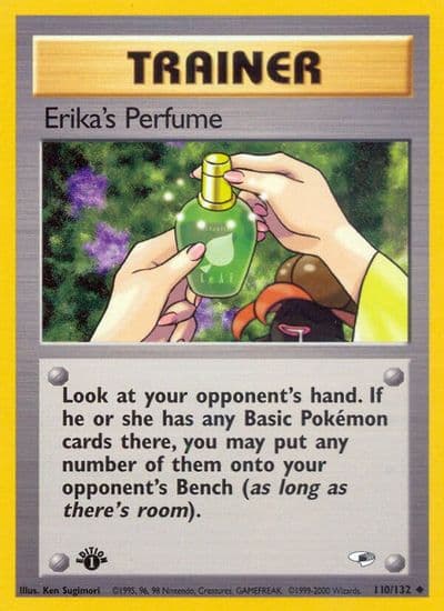 Erika's Perfume Gym Heroes Pokemon card