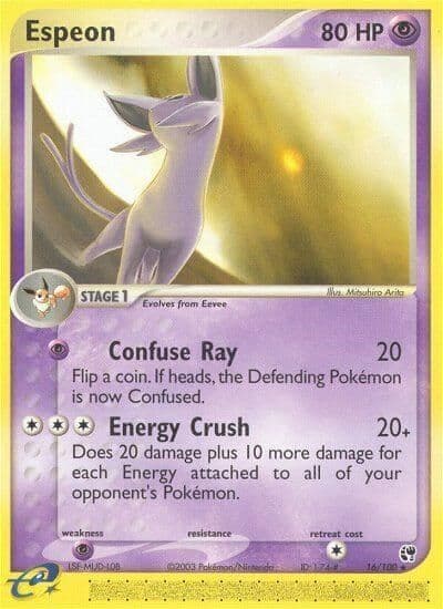 Espeon EX Battle Stadium Pokemon card