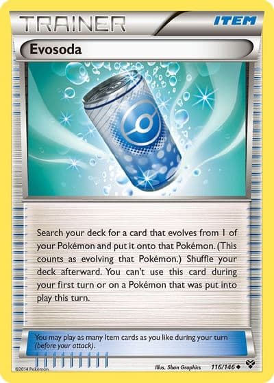 Evosoda XY Base Set Pokemon card