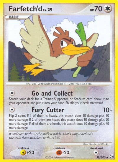 Farfetch'd Stormfront Pokemon card