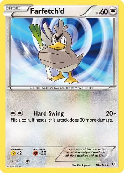 Farfetch'd Boundaries Crossed Pokemon card
